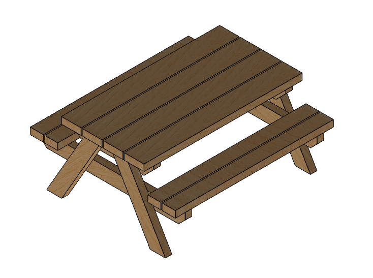 Kids Picnic Table - WoodieasPlans